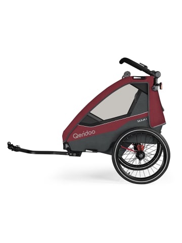 Qeridoo 2-in-1 fietsaanhanger "Skaja 1" rood