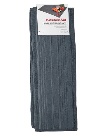 KitchenAid 2er-Set: Abtropfmatten in Anthrazit - (L)60 x (B)45 cm