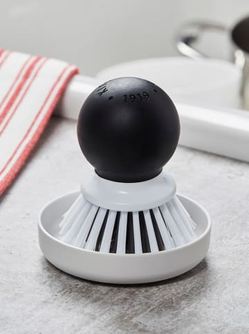 KitchenAid Spülbürste in Weiß/ Schwarz - Ø 9 cm