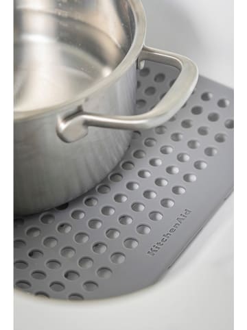 KitchenAid Gootsteenmat lichtgrijs - (L)34 x (B)30 cm