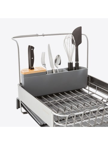 KitchenAid Ociekacz w kolorze srebrno-szarym do naczyń - 61,5 x 37,5 x 38 cm