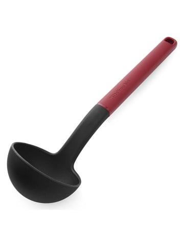 KitchenAid Schöpfkelle "Classic" in Schwarz/ Rot - (L)34 cm