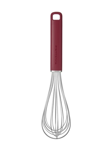 KitchenAid Schneebesen "Classic" in Rot/ Silber - (L)27 cm