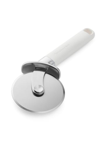 KitchenAid Pizzasnijder "Classic" zilverkleurig/wit - (L)24 cm