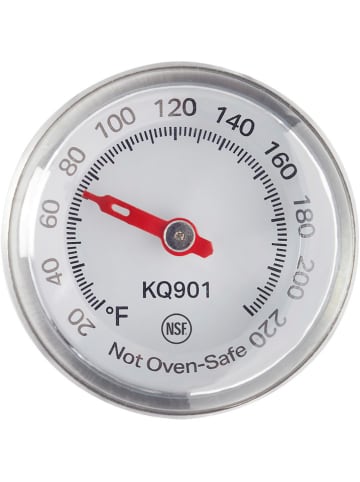 KitchenAid Fleischthermometer in Silber/ Schwarz - (L)14,5 cm