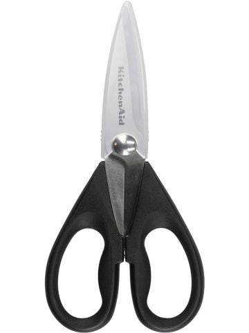 KitchenAid Nożyce kuchenne w kolorze srebrno-czarnym - dł. 21 cm