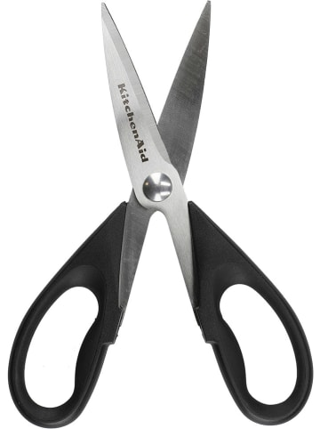 KitchenAid Nożyce kuchenne w kolorze srebrno-czarnym - dł. 21 cm