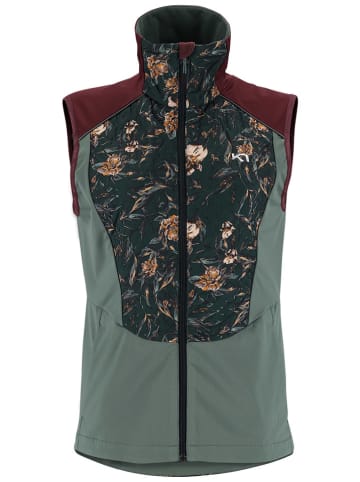 KARI TRAA Funktionsweste "Tirill" in Oliv/ Dunkelgrün