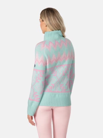 KARI TRAA Pullover "Amelia" in Hellblau/ Rosa