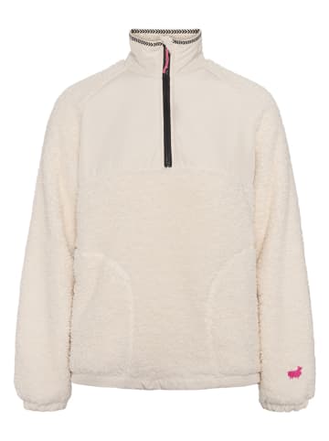 KARI TRAA Bluza polarowa "Olivia" w kolorze białym