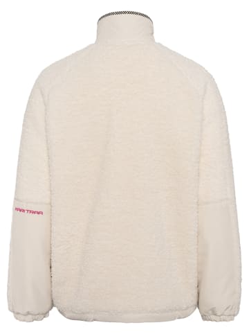 KARI TRAA Fleece trui "Olivia" wit