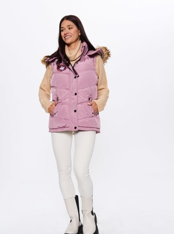 CANADA weather gear Doorgestikte bodywarmer lichtroze