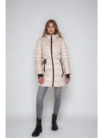 CANADA weather gear Płaszcz zimowy w kolorze kremowym