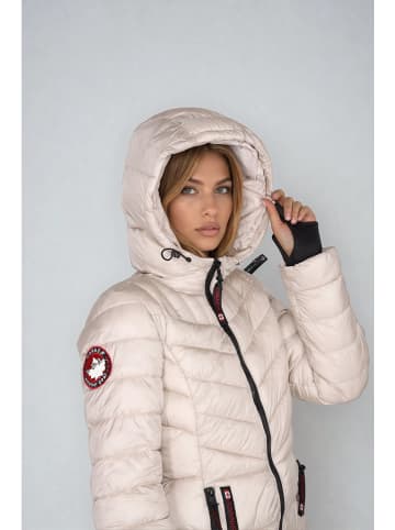 CANADA weather gear Płaszcz zimowy w kolorze kremowym
