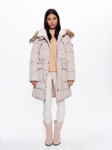 madden girl Wintermantel beige