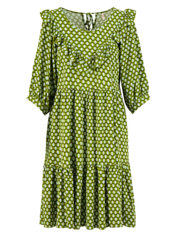 Blutsgeschwister Jurk "Fabala di Farfalla" groen