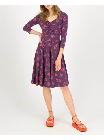 Blutsgeschwister Kleid "Hot Knot Power" in Lila/ Rot