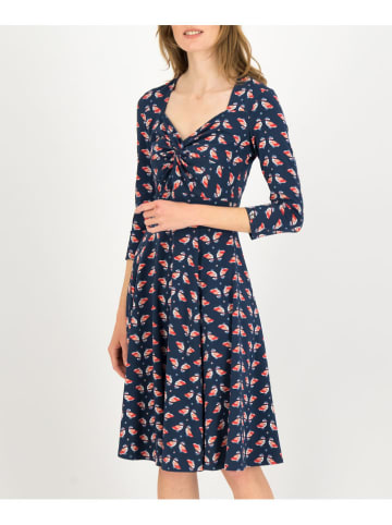 Blutsgeschwister Kleid "Hot Knot Power" in Blau/ Rot