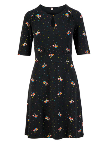 Blutsgeschwister Jurk "Hootchy Kootchy" zwart/meerkleurig