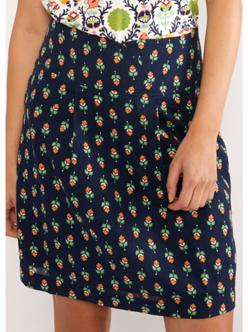 Blutsgeschwister Rok "Valance Balance" donkerblauw/meerkleurig