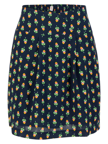 Blutsgeschwister Rok "Valance Balance" donkerblauw/meerkleurig