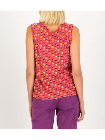 Blutsgeschwister Top "Sporty Romance" in Orange/ Rosa