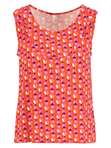 Blutsgeschwister Top "Sporty Romance" oranje/lichtroze