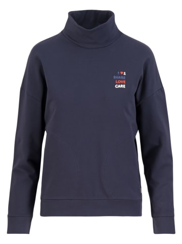 Blutsgeschwister Sweatshirt "Turtle Maniac" in Dunkelblau