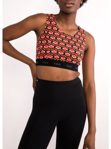 Blutsgeschwister Top "Boobies' Best Friend" in Orange/ Rosa