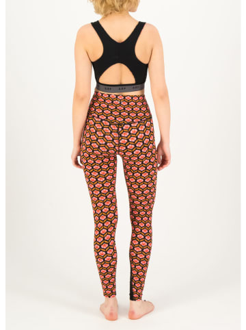 Blutsgeschwister Leggings "Ohmm Legs sporty flower" in Pink/ Orange