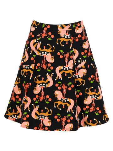 Blutsgeschwister Rok "Elfentanz" meerkleurig/zwart