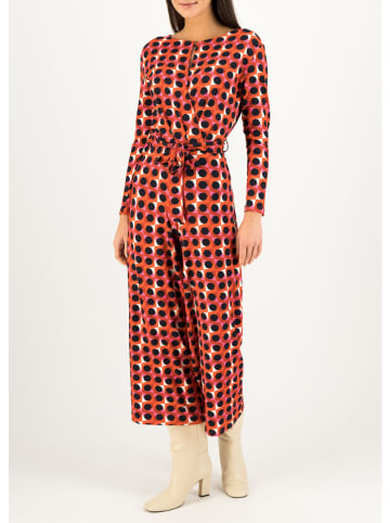 Blutsgeschwister Jumpsuit "Draperie absolue long after party" oranje/lichtroze