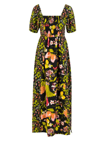 Blutsgeschwister Jurk "Grapewine Goddess" groen/zwart