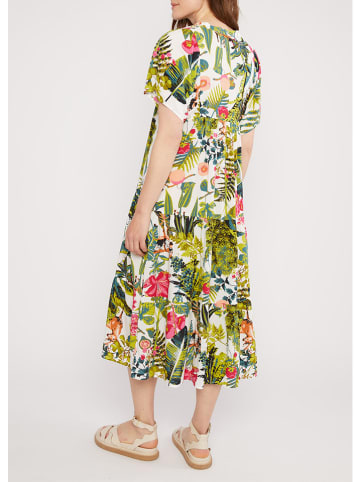 Blutsgeschwister Jurk "Saint Tropengreek" groen/wit