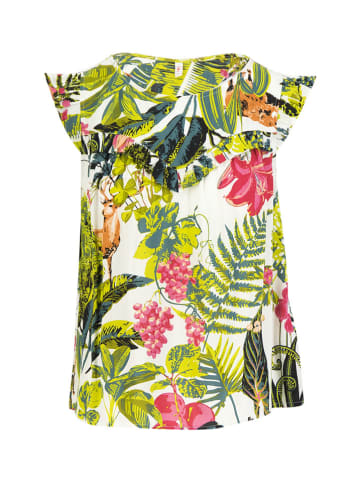 Blutsgeschwister Blouse "Wild Baby" groen/wit