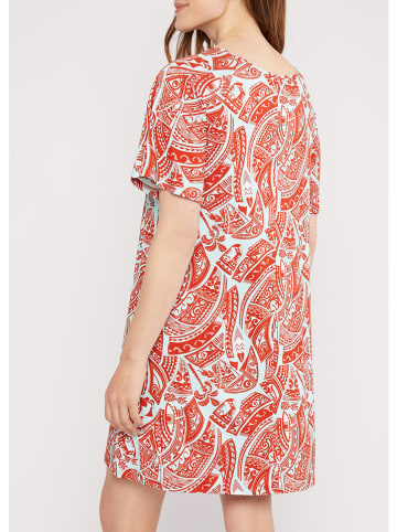 Blutsgeschwister Jurk "Fly Little Bird" rood/wit