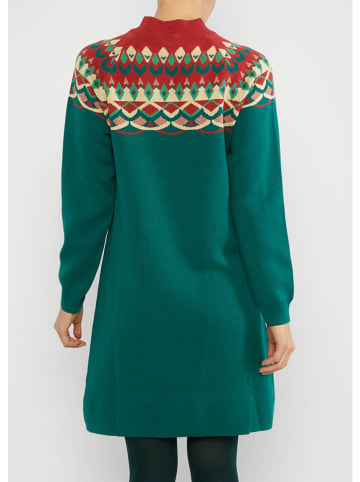 Blutsgeschwister Gebreide jurk groen