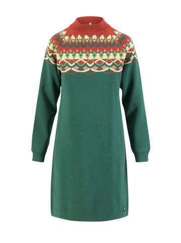 Blutsgeschwister Gebreide jurk groen