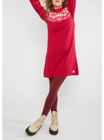 Blutsgeschwister Gebreide jurk rood