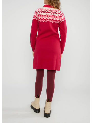 Blutsgeschwister Gebreide jurk rood