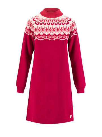 Blutsgeschwister Gebreide jurk rood