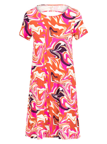 Blutsgeschwister Jurk "Rückenglück" roze/meerkleurig