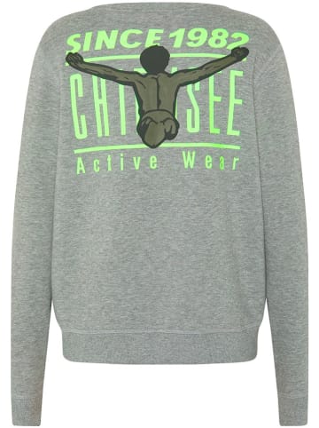 Chiemsee Sweatshirt "Eagle Rock" in Grau