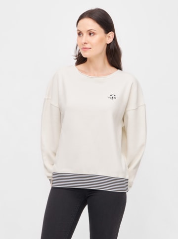 Derbe Sweatshirt in Creme