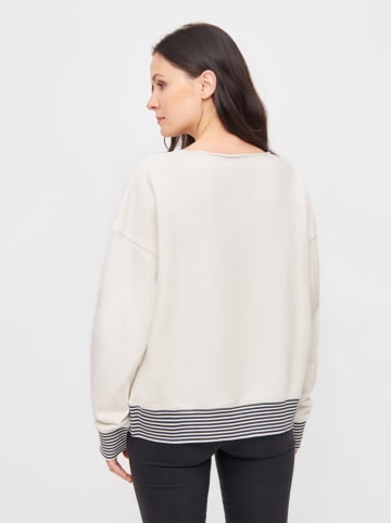 Derbe Sweatshirt in Creme