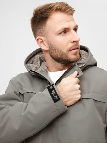Derbe Regenjacke in Grau