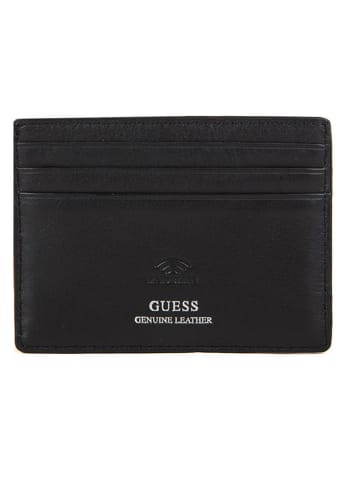 Guess Leren pasetui "Boston" zwart
