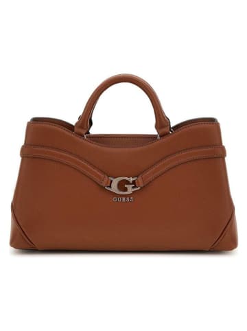 Guess Torebka "Dea" w kolorze jasnobrązowym - 34 x 18 x 11 cm