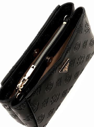Guess Henkeltasche "Tisha" in Schwarz - (B)24 x (H)14 x (T)7 cm