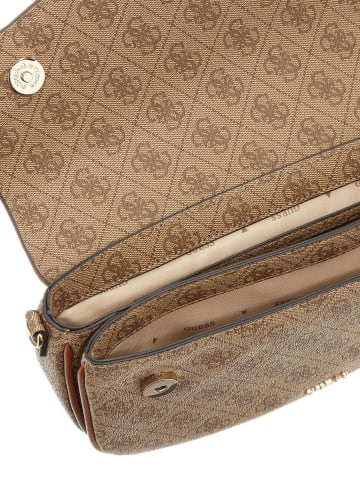 Guess Schultertasche "Dea" in Beige/ Hellbraun - (B)29 x (H)15 x (T)6 cm